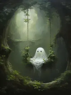 Cute Ghost Print