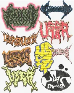 Y2K / Metal / Graffiti Typography