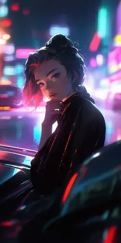 Cyberpunk Anime - Midjourney