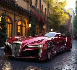 FUTURISTIC LUXURY CAR