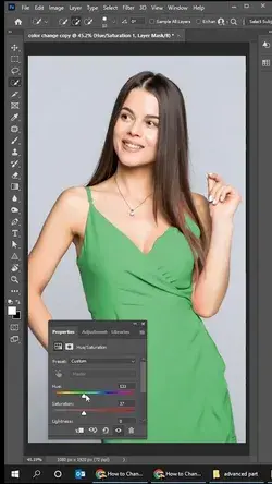 how to change clothing color in photoshop