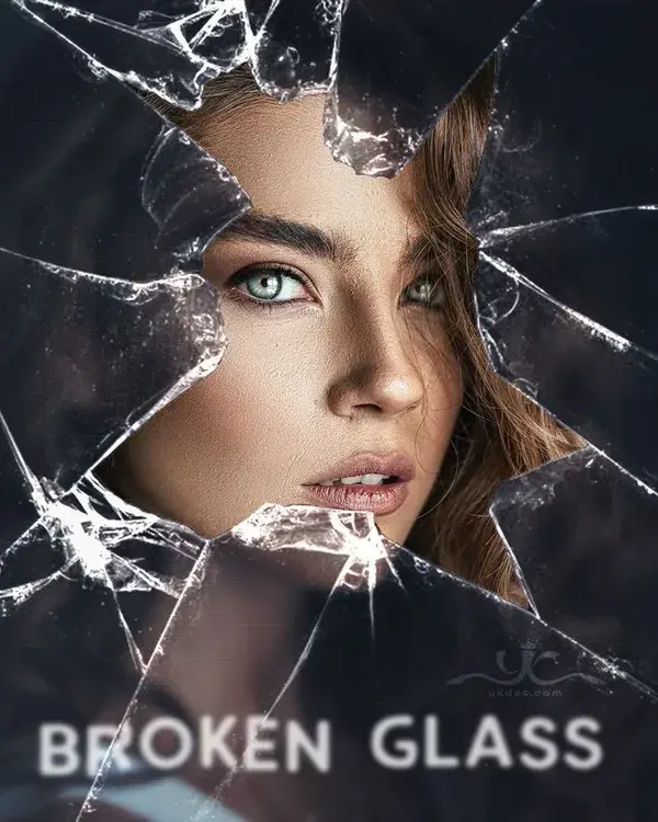 Broken Glass Effect in Photoshop