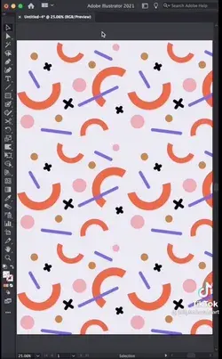 funky background tutorial adobe illustrator