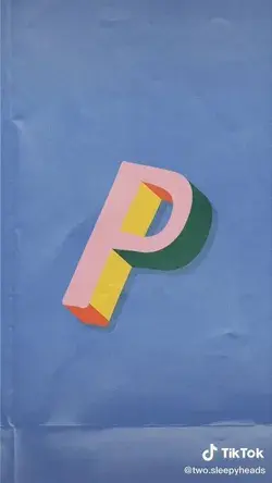 Alphabet P design done in adobe illustrator