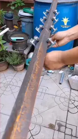 useful tool for slide any item on iron rod - tube home