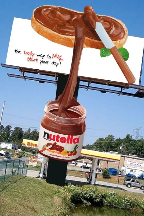 Nutella Billboard Concept