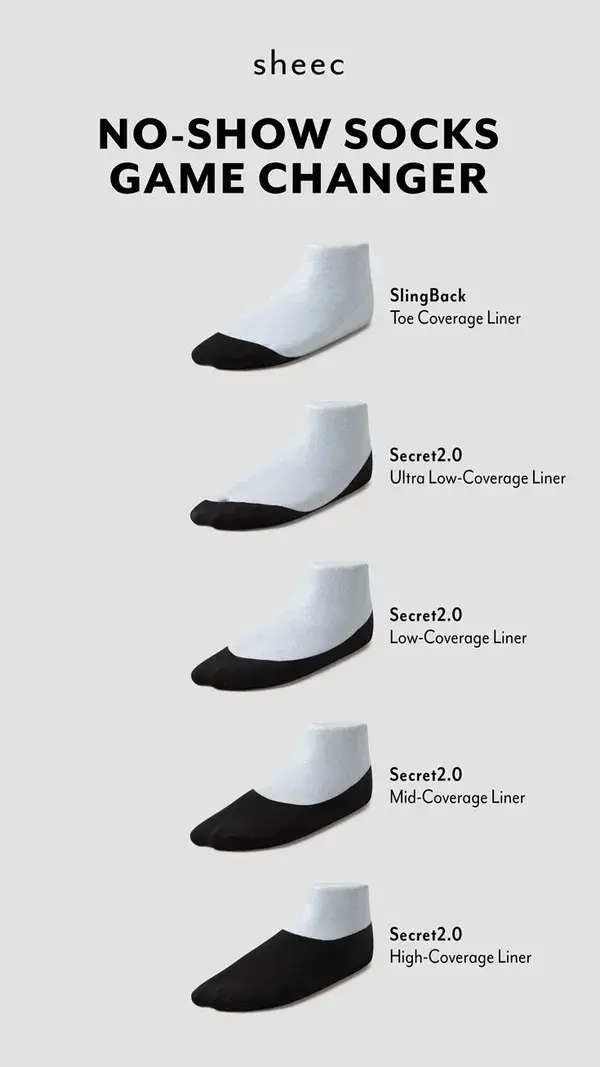 GAME CHANGER! A Unique Sock For Every Type of Shoe Coverage