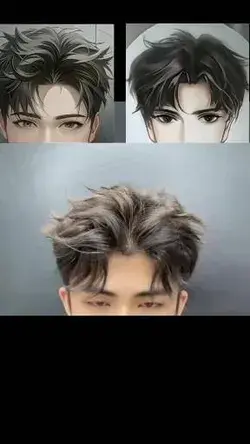 Anime hairstyle tutorial for boys #anime #hairstyle