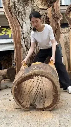DIY Wood Monk craft