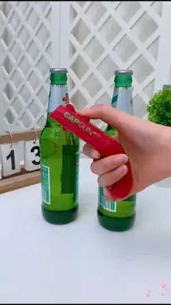 Toy pistol bottle opener is practical and fun. I opened all the bottles at home!