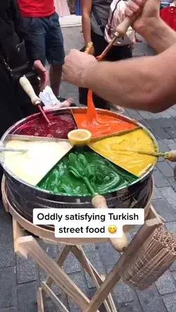 Spiral candy in Turkey