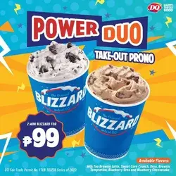 Dairy Queen - Get 2 Mini Blizzard for ₱99 | Deals Pinoy