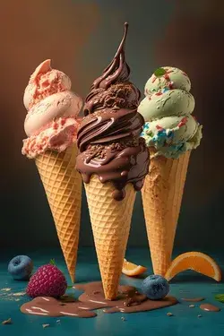 Ice Cream Bliss - Metal Poster Wall Art