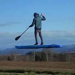 How would you like it, being able to float on your SUP and paddle through the landscape.😲🤪🤪