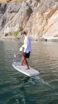 Can you barbecue on water?