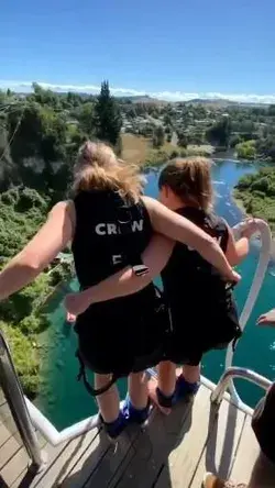 Bungee jumping in New Zealand