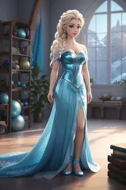 Elsa The Frozen Beauty