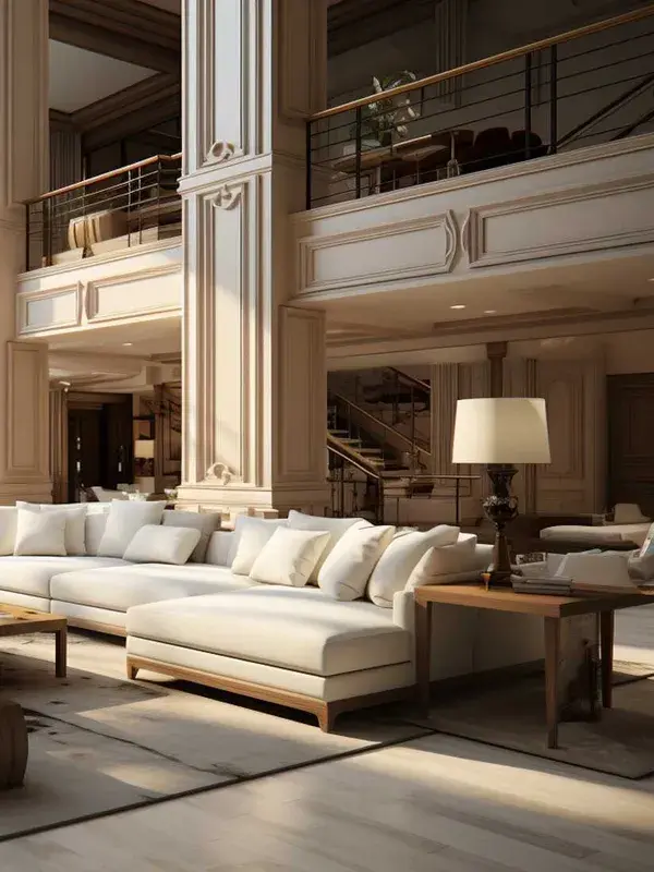 Classic Luxury in the Sky: Penthouse Living Room Styles