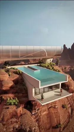 Oasis House in Wadi Al Disah, Saudi Arabia by Omar Hakim