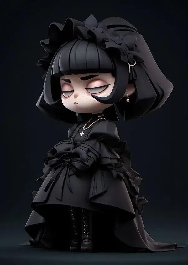 Black doll - Midjourney