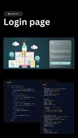 CSS login page