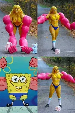 Sponge Bob cosplay