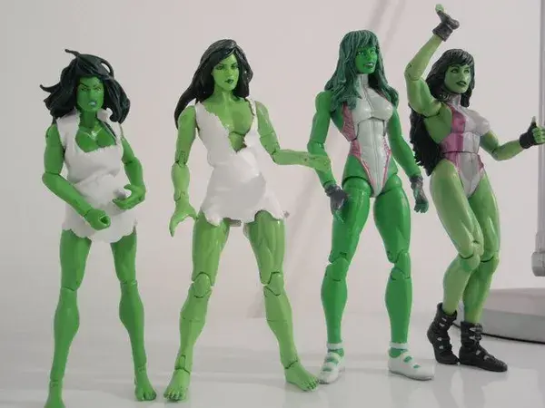 Custom She hulk comparison