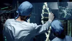 Professional Doctors Analyzing Dna Structure, Stock Footage Video