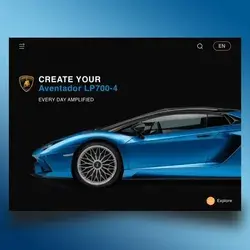 Super car Website Design