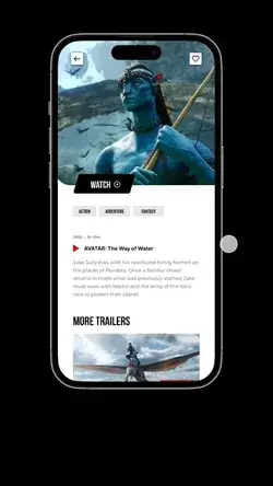 Avatar Movie App Design