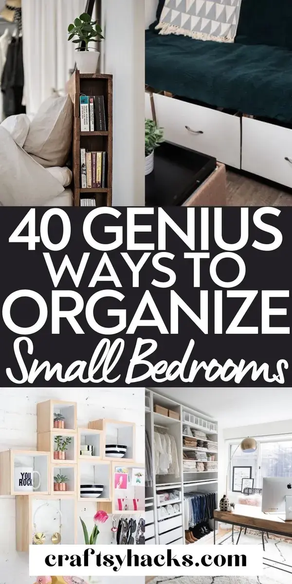 18 Ways to Organize a Small Bedroom