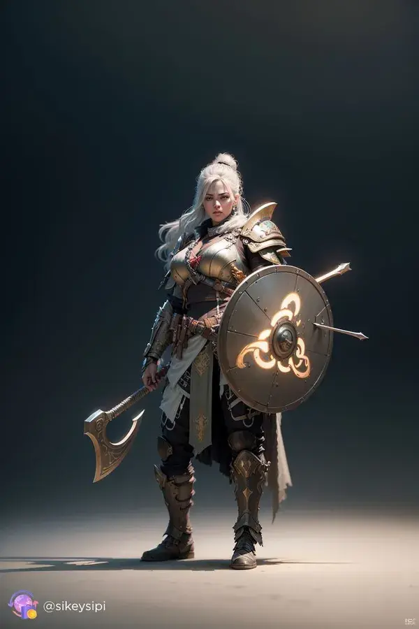 ⚔️ The Elegance of 3D Warriors 🖼️ Art&Female Warrior