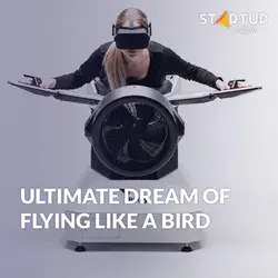 The ultimate dream of flying like a bird