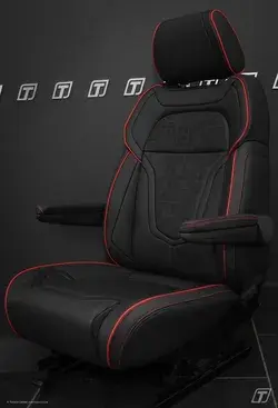 VW Transporter T6 seating upgrade | Tapiceria automotriz, Asientos de autos, Fundas para asientos de coche