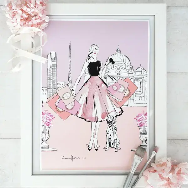 'Belle Melbourne' Art Print by Kerrie Hess - A2