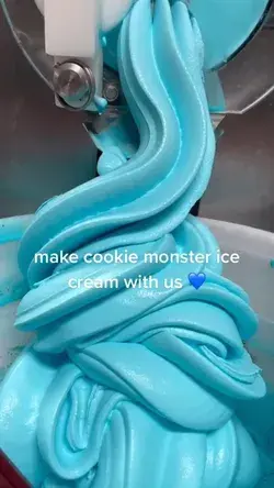 Cookie Monster Ice Cream Credit @sweetdaze via tiktok