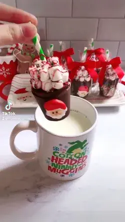 Hot Cocoa Cup Bombs - Christmas Dessert | KaySoSimple