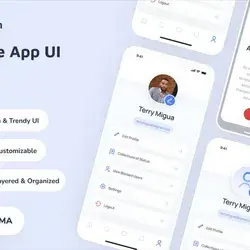 Trion - Profile App UI