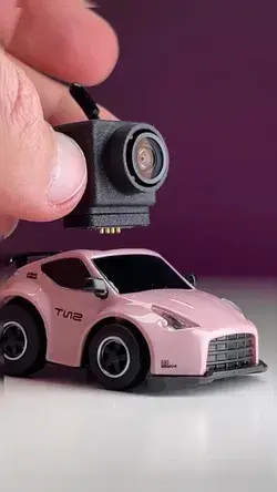 so cute little barbie pink car