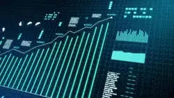 Growing Business Bar Chart with Stock Footage Video