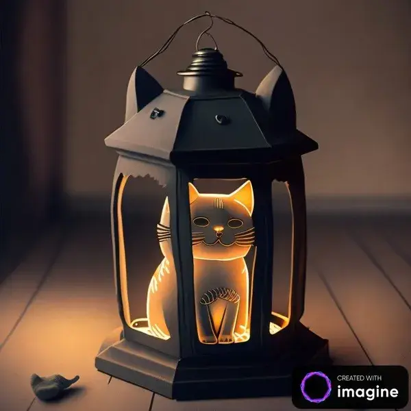 Cat Lantern