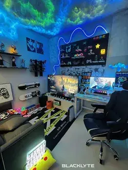 🎮 Anime gamer room setup