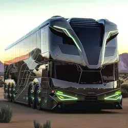 FUTURISTIC MODEL LUXURY CARAVAN