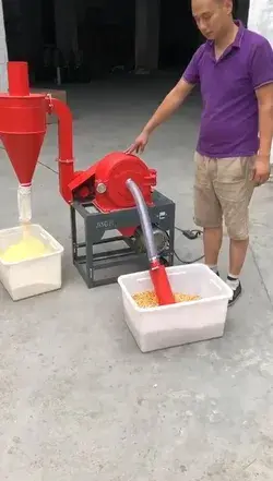 Electric Corn Grinder Machine Manufacturer with self feeding | HUAYO AGRO