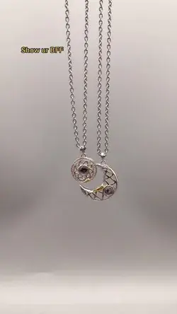 Magnetic Couple Necklace for Him and Her