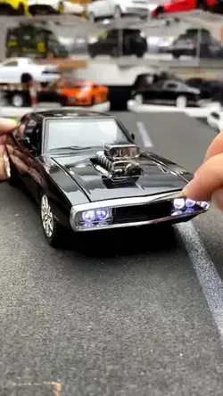 Scale Die-Cast Vehicle - Dom's 1970 Dodge Charger R/T Metal Model Car