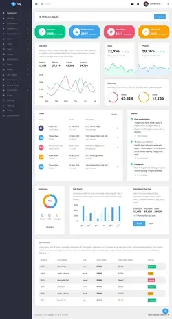 Fily - Responsive Bootstrap Admin Template