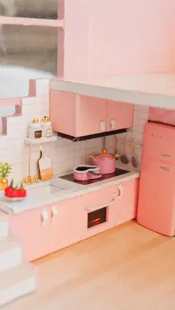 DIY Doll House Miniature Kitchen