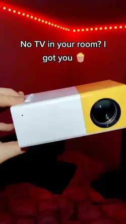 Transform Your Room Into A Home Theater 🎥 #miniprojector #anime #artise #hometheater