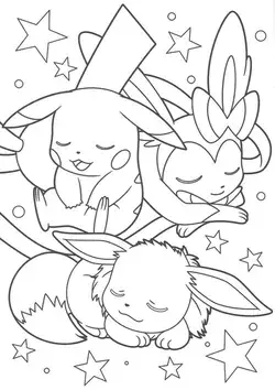 Free & Easy To Print Eevee Coloring Pages